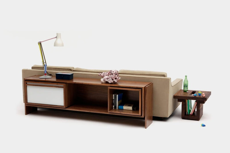 Low Unit - Artless - Sideboards + Cabinets - Medium - Orange Lacquer - HORNE