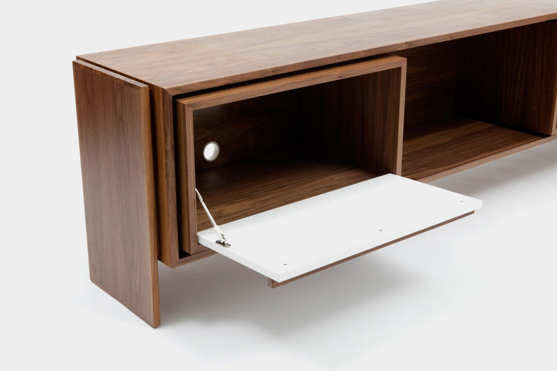 Low Unit - Artless - Sideboards + Cabinets - Medium - Orange Lacquer - HORNE