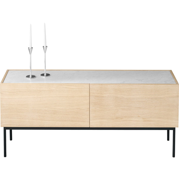 LUC 160 Sideboard With 2 Drawers - Marble Top