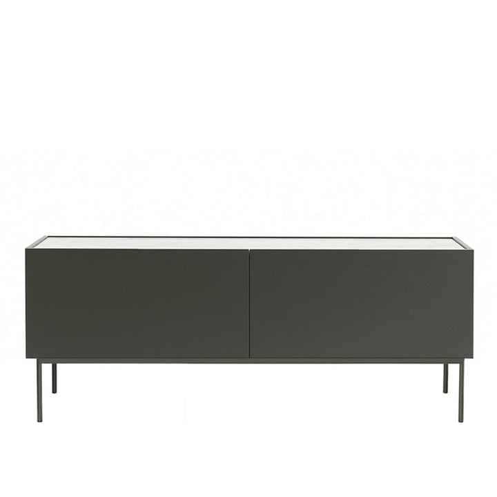 LUC 160 Sideboard With 2 Drawers - Marble Top - Asplund - Sideboards + Cabinets - White Stained Oak - P2 - Carrara Marble - White - 15 - HORNE