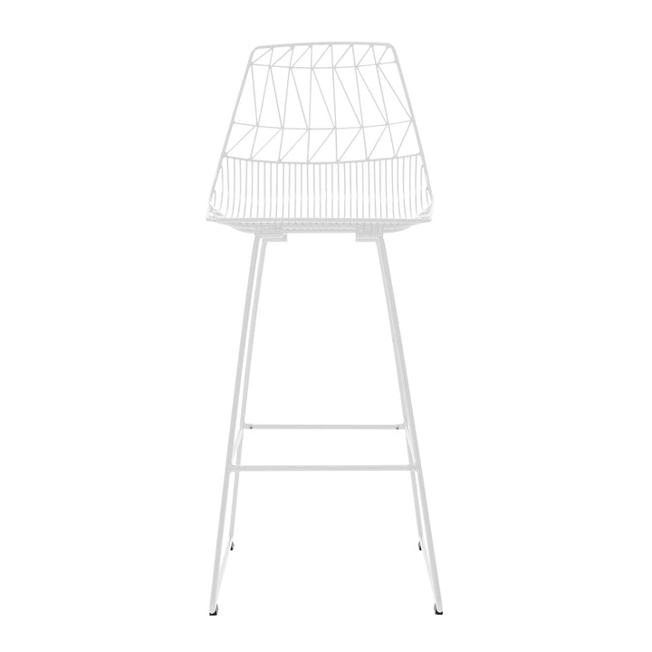 Lucy Bar Stool - Set of 2 - Bend Goods - Outdoor Furniture - Peacock Blue - HORNE
