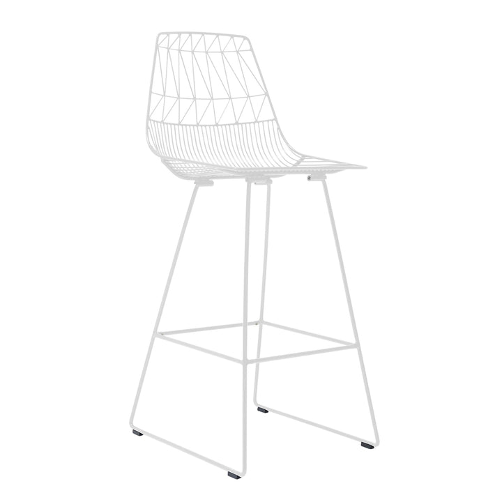 Lucy Bar Stool - Set of 2 - Bend Goods - Outdoor Furniture - White - HORNE