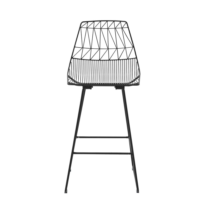 Lucy Counter Stool - Set of 2 - Bend Goods - Outdoor Furniture - Black - HORNE