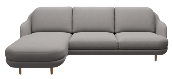 Lune™ 3 - Seater Sofa w/ Chaise Lounge - Fritz Hansen - Sofas - Christianshavn 1121 - Left Facing - HORNE