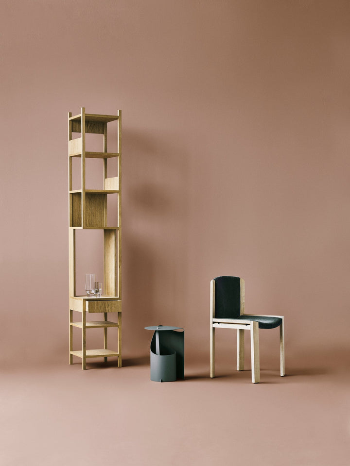 Lungangolo Shelf - Karakter - Shelving - Black Oak - Left - Handed - HORNE