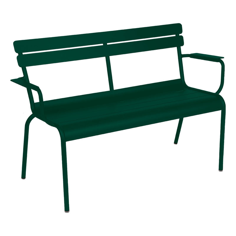 Luxembourg 2 - Seater Garden Bench - Fermob - Outdoor Furniture - Acapulco Blue - HORNE