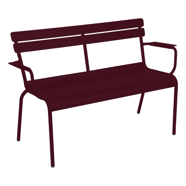 Luxembourg 2 - Seater Garden Bench - Fermob - Outdoor Furniture - Black Cherry - HORNE