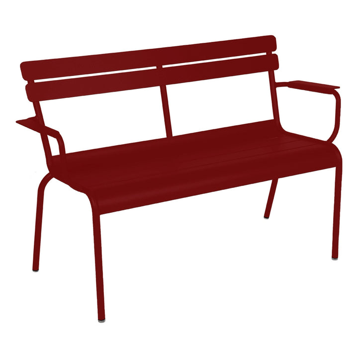 Luxembourg 2 - Seater Garden Bench - Fermob - Outdoor Furniture - Chili Red - HORNE