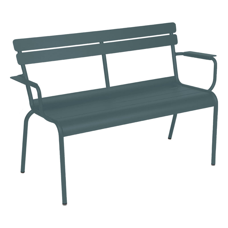 Luxembourg 2 - Seater Garden Bench - Fermob - Outdoor Furniture - Acapulco Blue - HORNE