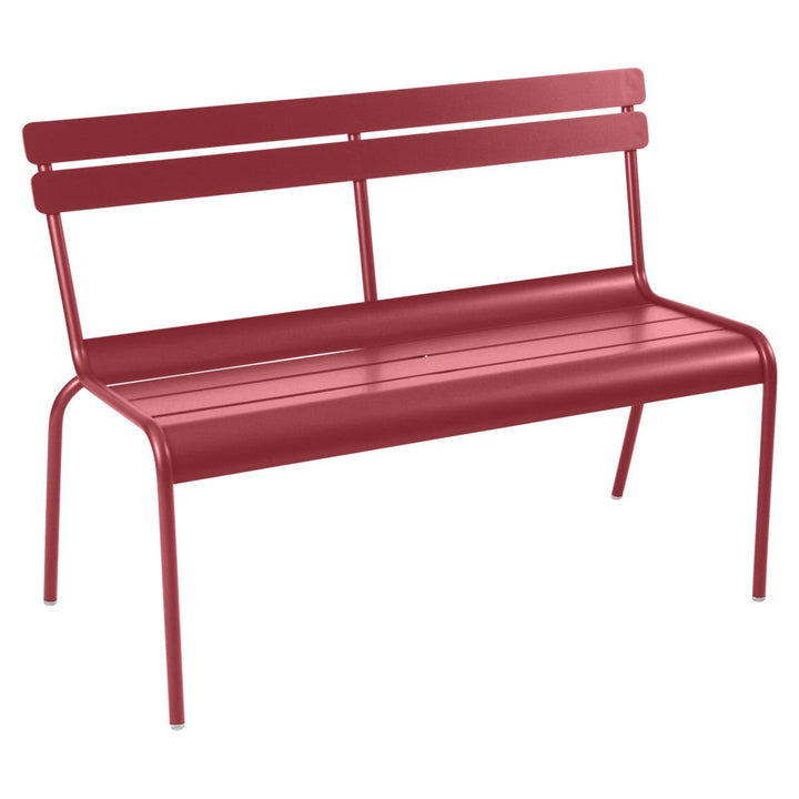 Luxembourg 2/3 Seater Bench - Fermob - Outdoor Furniture - Chili Red - HORNE