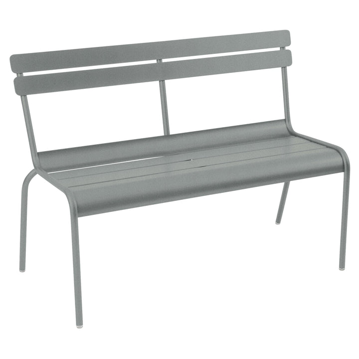Luxembourg 2/3 Seater Bench - Fermob - Outdoor Furniture - Lapilli Grey - HORNE
