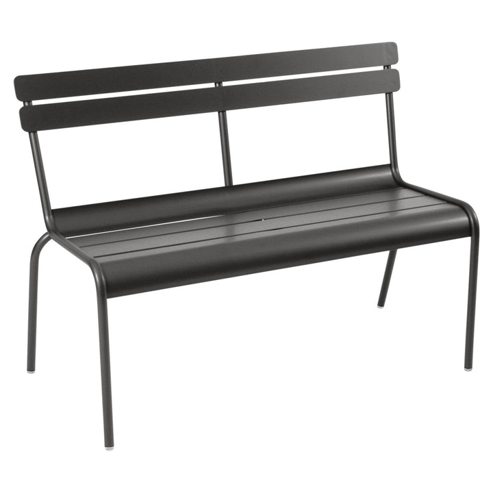 Luxembourg 2/3 Seater Bench - Fermob - Outdoor Furniture - Liquorice - HORNE