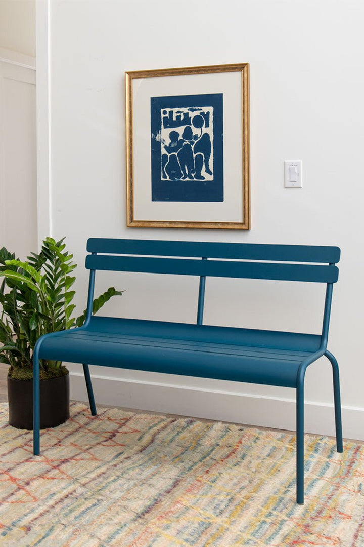 Luxembourg 2/3 Seater Bench - Fermob - Outdoor Furniture - Lapilli Grey - HORNE