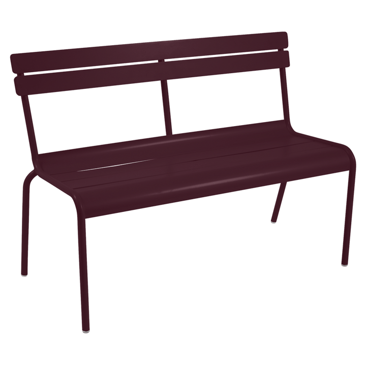 Luxembourg 2/3 Seater Bench - Fermob - Outdoor Furniture - Black Cherry - HORNE