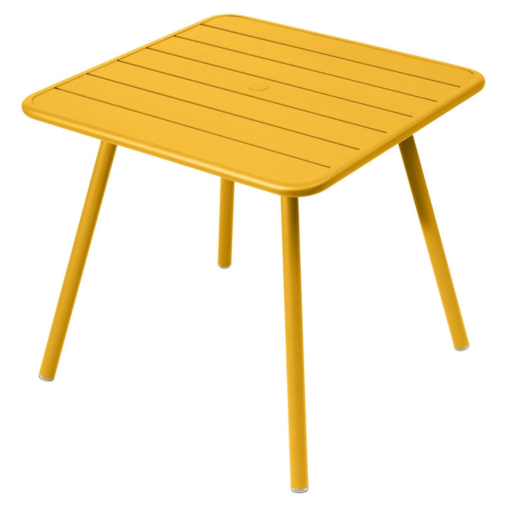 Luxembourg 4 Leg Square Table - 32" x 32" - Fermob - Outdoor Furniture - Honey Textured - HORNE