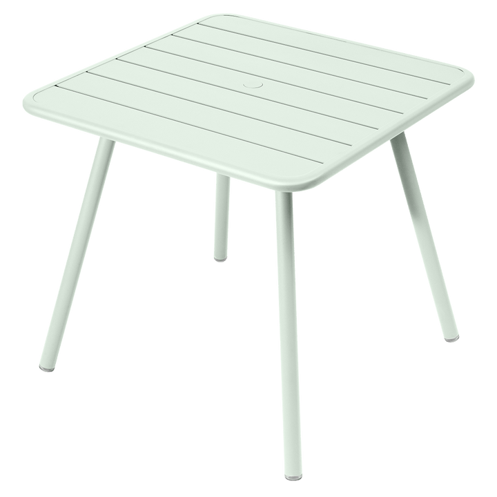 Luxembourg 4 Leg Square Table - 32" x 32" - Fermob - Outdoor Furniture - Ice Mint - HORNE