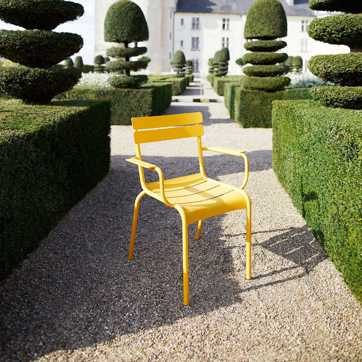 Luxembourg Arm Chair - Set of 4 - Fermob - Outdoor Furniture - Lapilli Grey - HORNE