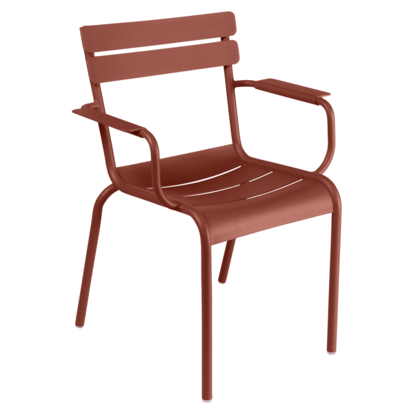 Luxembourg Arm Chair - Set of 4 - Fermob - Outdoor Furniture - Acapulco Blue - HORNE