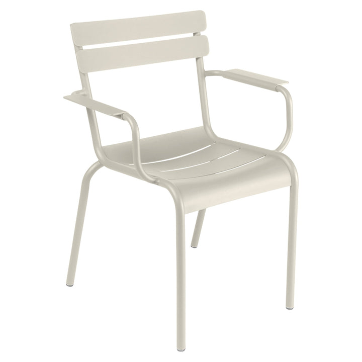 Luxembourg Arm Chair - Set of 4 - Fermob - Outdoor Furniture - Clay Grey - HORNE