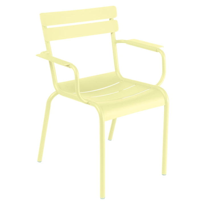 Luxembourg Arm Chair - Set of 4 - Fermob - Outdoor Furniture - Frosted Lemon - HORNE