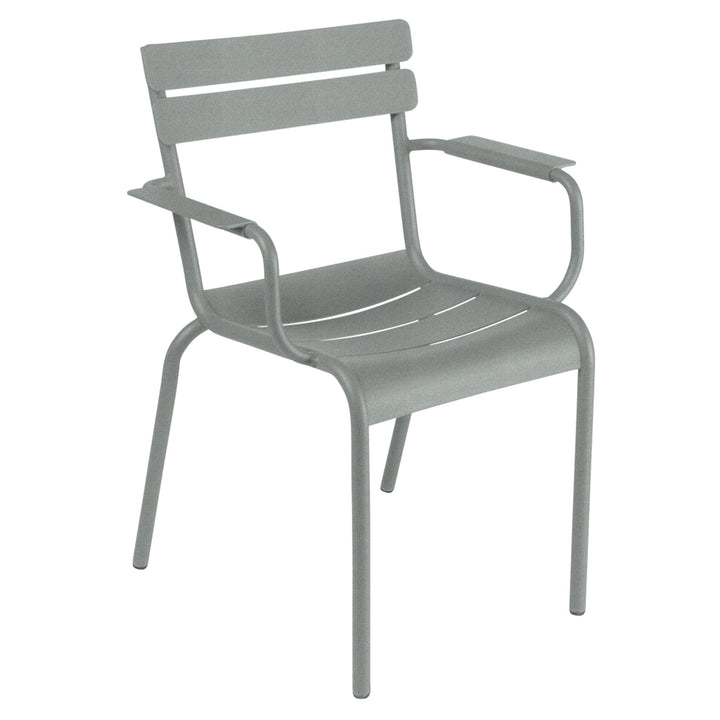 Luxembourg Arm Chair - Set of 4 - Fermob - Outdoor Furniture - Lapilli Grey - HORNE