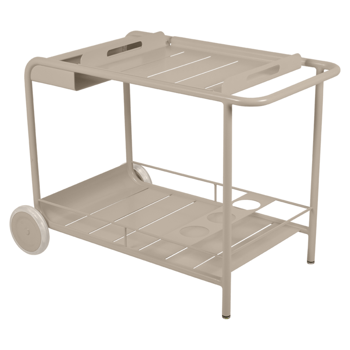 Luxembourg Bar Cart w/ Wheels - Fermob - Outdoor Furniture - Nutmeg - HORNE