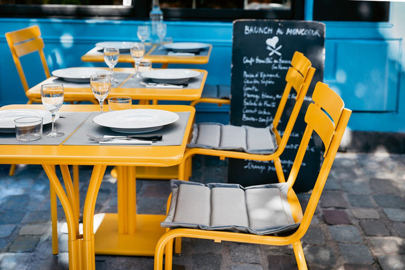 Luxembourg Chair Cushion - Fermob - Outdoor Accessories - Midnight Grey - HORNE