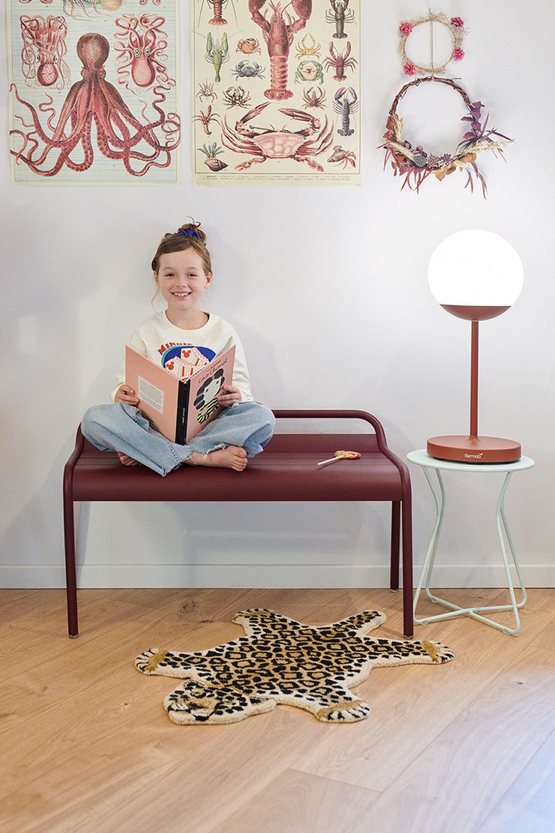 Luxembourg Compact Bench - Fermob - Outdoor Furniture - Acapulco Blue - HORNE