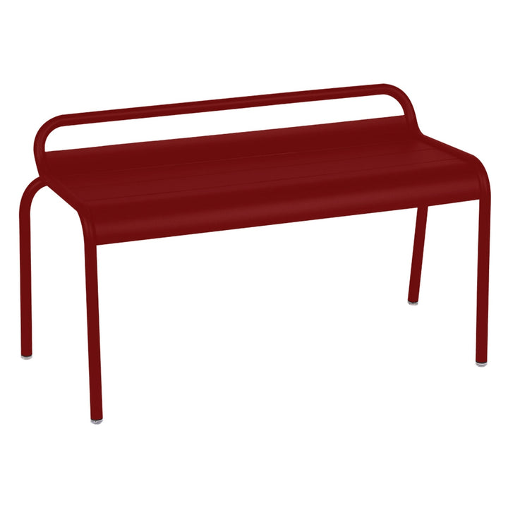Luxembourg Compact Bench - Fermob - Outdoor Furniture - Chili Red - HORNE