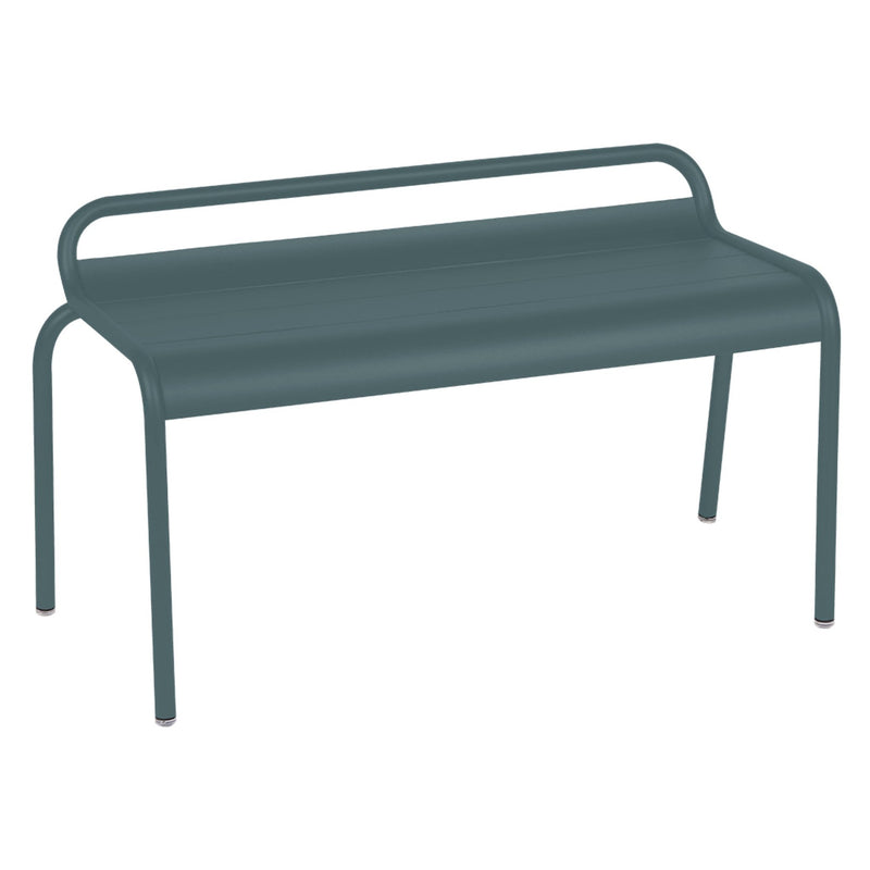 Luxembourg Compact Bench - Fermob - Outdoor Furniture - Acapulco Blue - HORNE