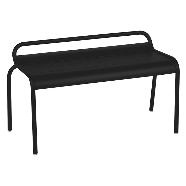 Luxembourg Compact Bench - Fermob - Outdoor Furniture - Liquorice - HORNE