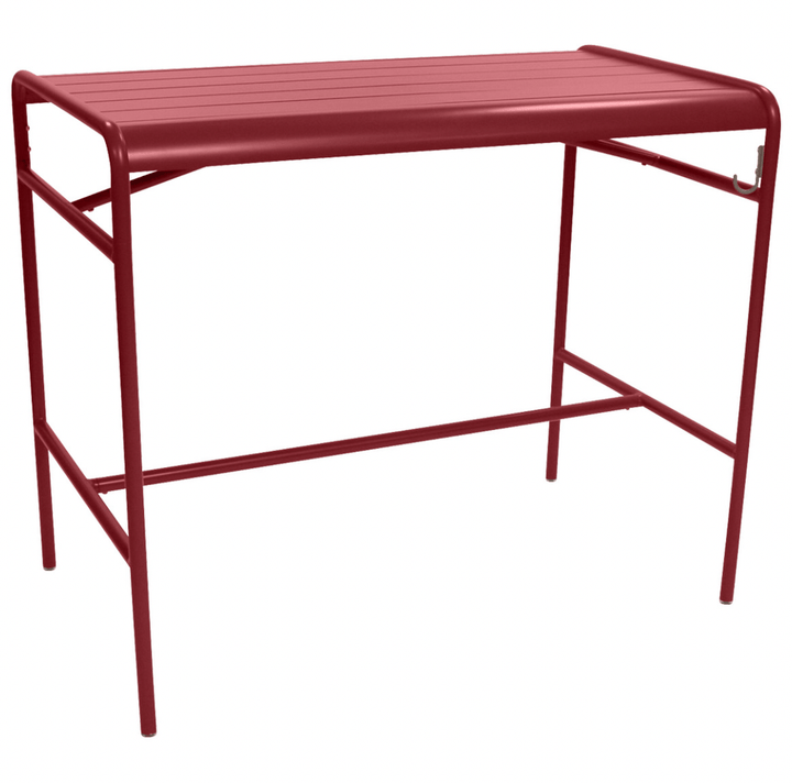 Luxembourg High Table 50" x 29" - Fermob - Outdoor Furniture - Chili Red - HORNE