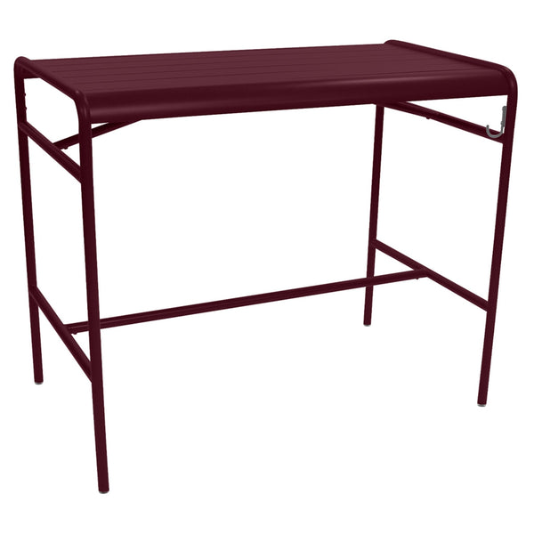 Luxembourg High Table 50" x 29" - Fermob - Outdoor Furniture - Black Cherry - HORNE