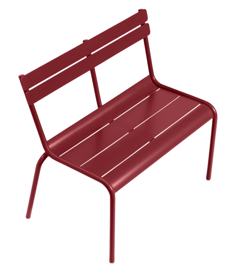 Luxembourg Kid Bench - Fermob - Outdoor Furniture - Black Cherry - HORNE