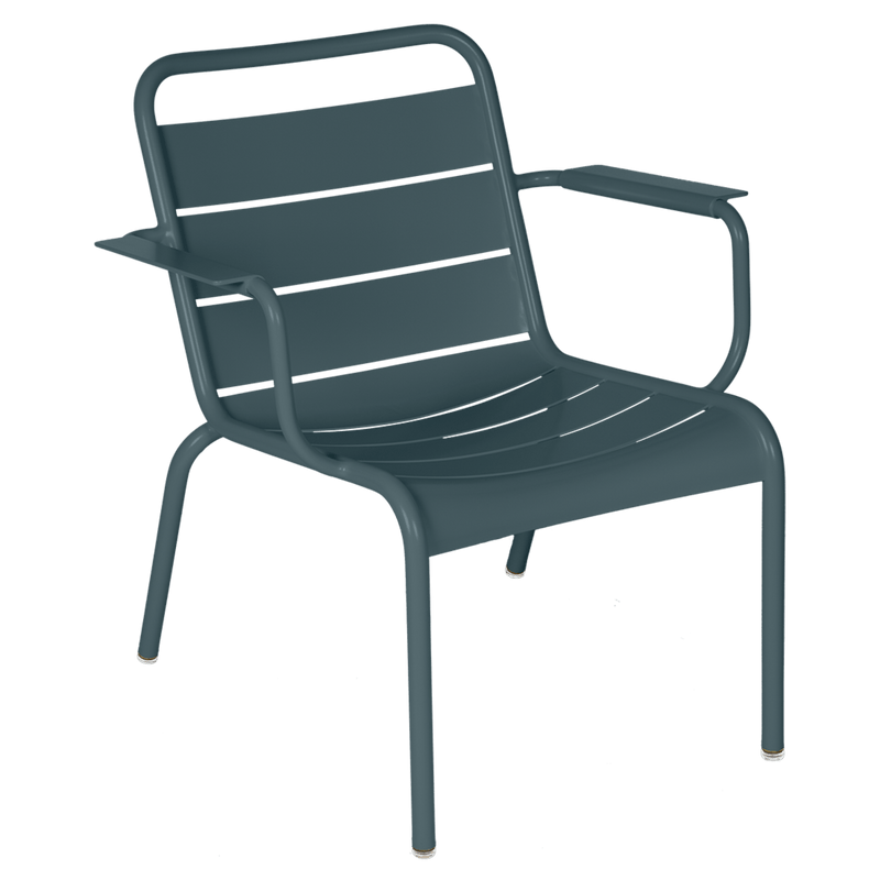 Luxembourg Lounge Armchair - Set of 2 - Fermob - Outdoor Furniture - Acapulco Blue - HORNE