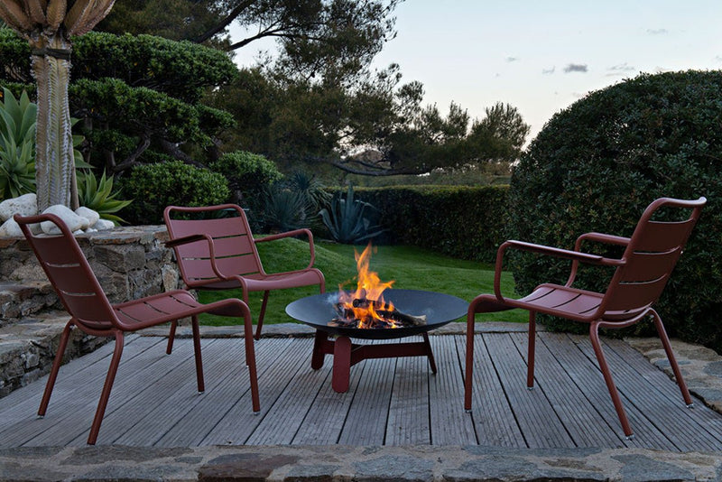 Luxembourg Lounge Armchair - Set of 2 - Fermob - Outdoor Furniture - Acapulco Blue - HORNE