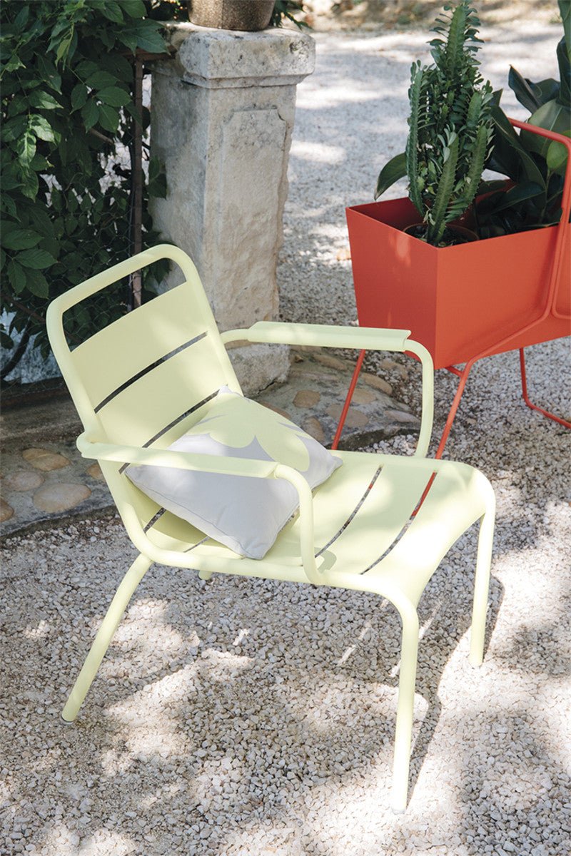 Luxembourg Lounge Armchair - Set of 2 - Fermob - Outdoor Furniture - Acapulco Blue - HORNE