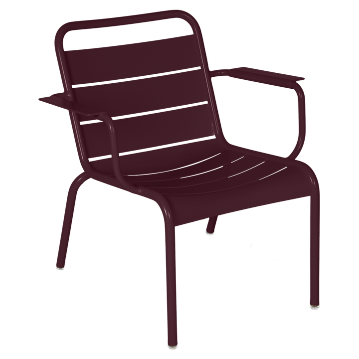 Luxembourg Lounge Armchair - Set of 2 - Fermob - Outdoor Furniture - Black Cherry - HORNE