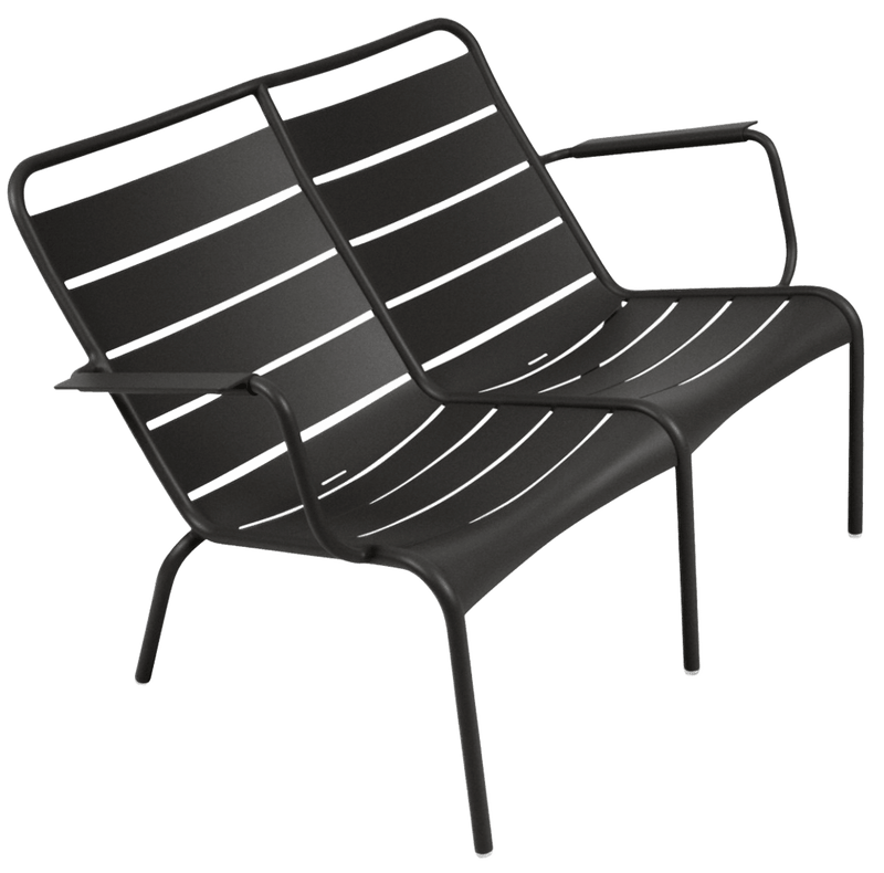Luxembourg Low Armchair Duo - Fermob - Outdoor Furniture - Black Cherry - HORNE
