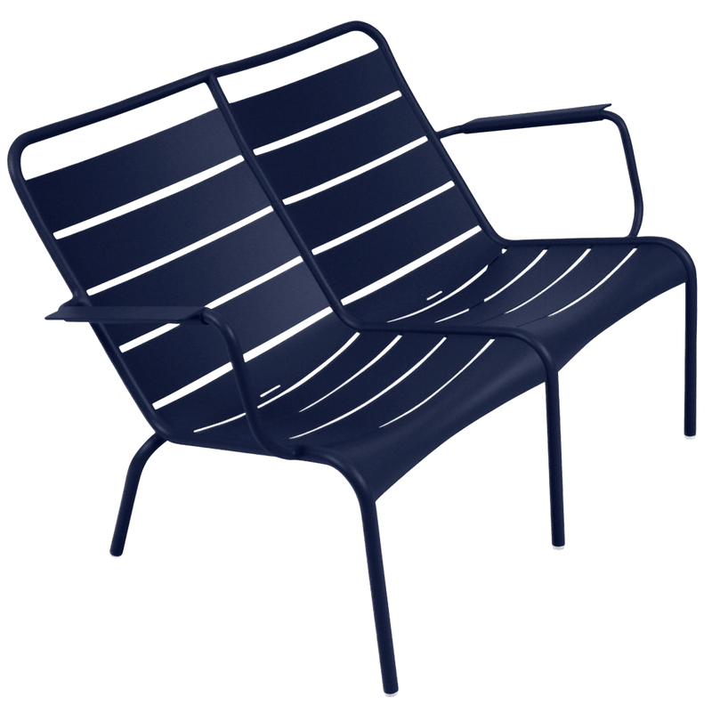 Luxembourg Low Armchair Duo - Fermob - Outdoor Furniture - Black Cherry - HORNE