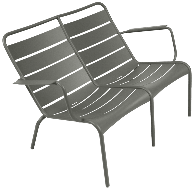 Luxembourg Low Armchair Duo - Fermob - Outdoor Furniture - Black Cherry - HORNE