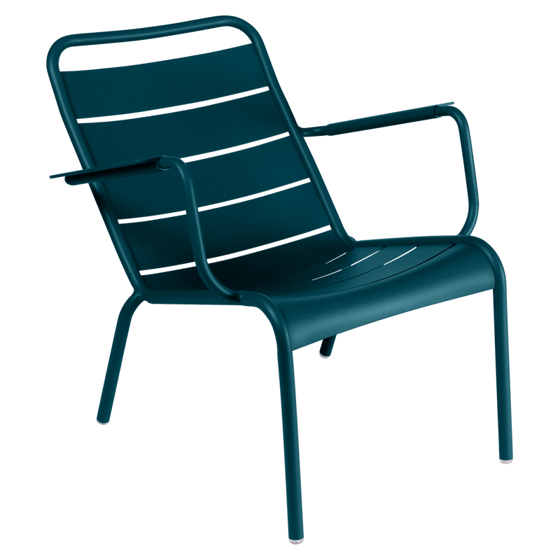 Luxembourg Low Armchair - Set of 2 - Fermob - Outdoor Furniture - Acapulco Blue - HORNE