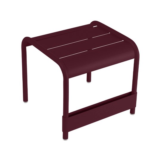 Luxembourg Low Table/Ottoman - Fermob - Outdoor Furniture - Black Cherry - HORNE