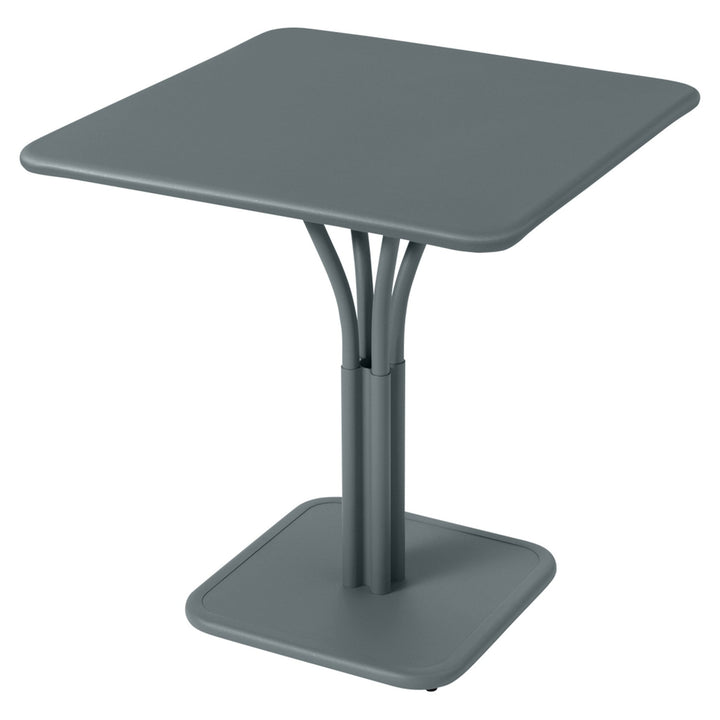 Luxembourg Pedestal Table 28" x 28" - Fermob - Outdoor Furniture - Storm Grey - HORNE