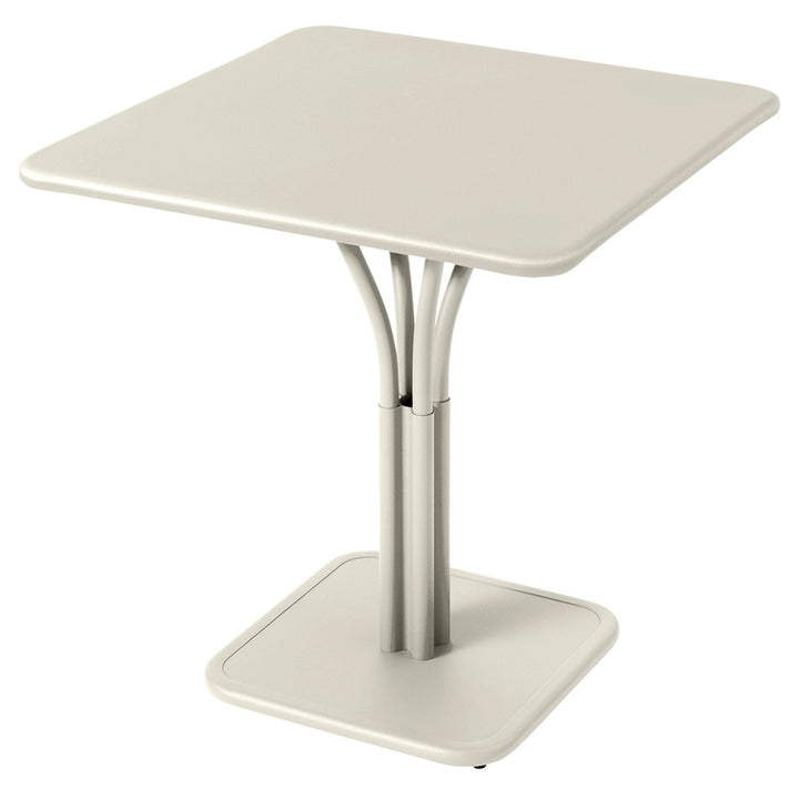 Luxembourg Pedestal Table 28" x 28" - Fermob - Outdoor Furniture - Clay Grey - HORNE