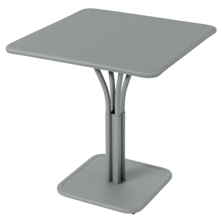 Luxembourg Pedestal Table 28" x 28" - Fermob - Outdoor Furniture - Lapilli Grey - HORNE