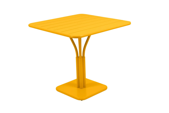Luxembourg Pedestal Table 36" x 36" - Fermob - Outdoor Furniture - Honey Textured - HORNE