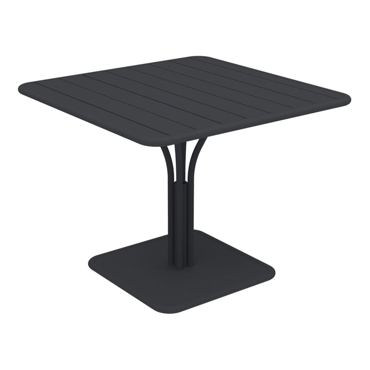 Luxembourg Pedestal Table 36" x 36" - Fermob - Outdoor Furniture - Anthracite - HORNE