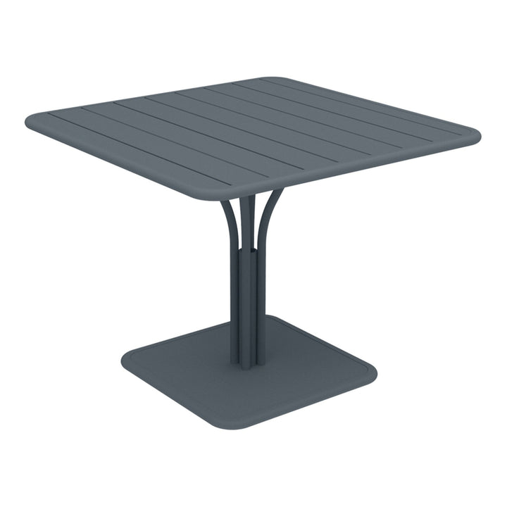 Luxembourg Pedestal Table 36" x 36" - Fermob - Outdoor Furniture - Storm Grey - HORNE