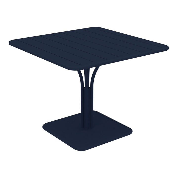 Luxembourg Pedestal Table 36" x 36" - Fermob - Outdoor Furniture - Deep Blue - HORNE